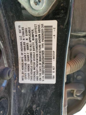 2016 HONDA CIVIC LX - 19XFC2F58GE041929
