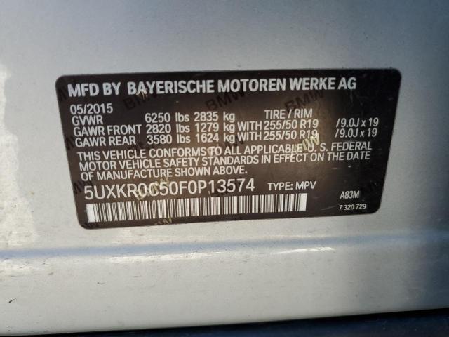  BMW X5 2015 Сріблястий