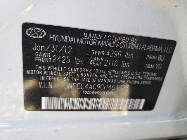  HYUNDAI SONATA 2012 Білий