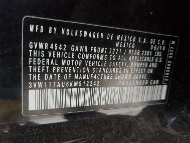 2019 VOLKSWAGEN GOLF SPORT - 3VW117AU6KM512242