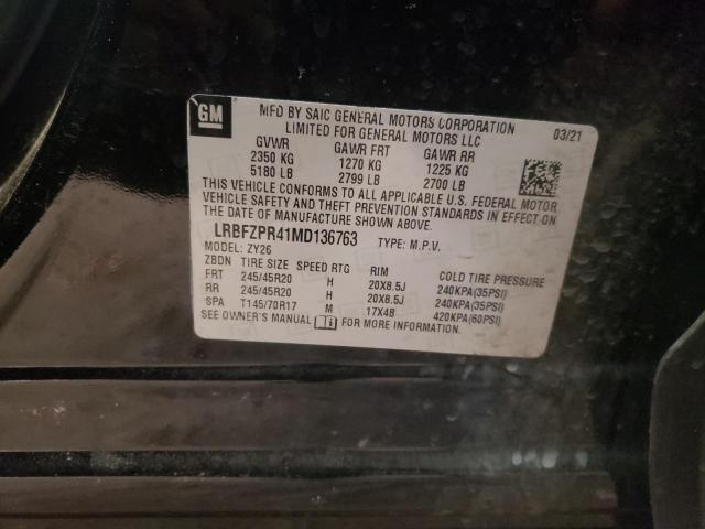 LRBFZPR41MD136763 | 2021 BUICK ENVISION E