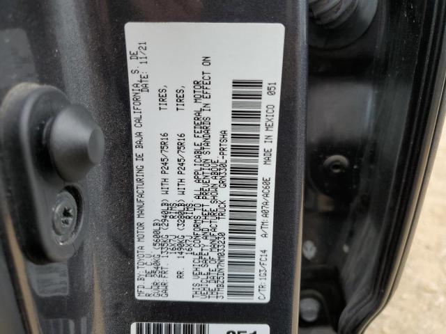 3TMBZ5DN7NM033230 | 2022 TOYOTA TACOMA DOU