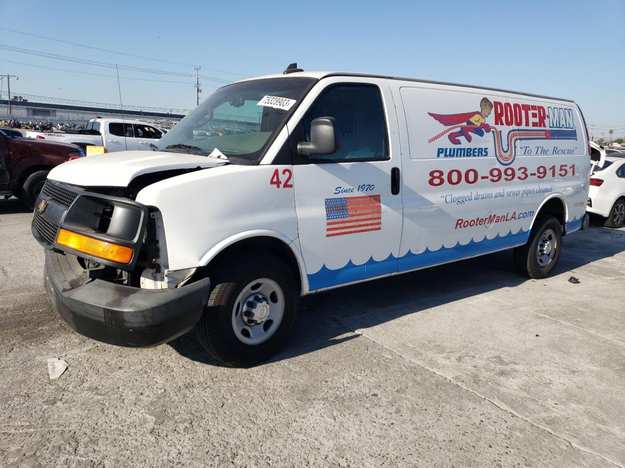1GCWGBFF8H1125217 2017 Chevrolet Express G2500 1GCWGBFF8H1125217 2017 Chevrolet Express G2500