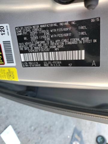 5TDYK3DC1FS625287 | 2015 TOYOTA SIENNA XLE