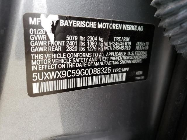 5UXWX9C59G0D88326 2016 BMW X3, photo no. 13