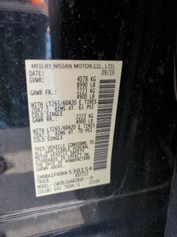 1N6BA1F40KN530154 Nissan Titan Xd Sl
