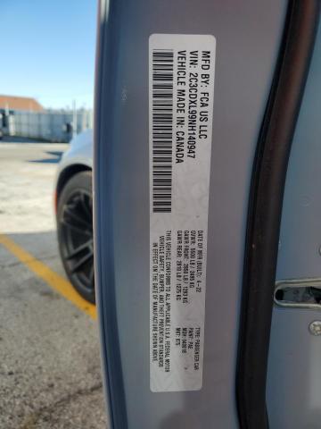2C3CDXL99NH140947 Dodge Charger Srt Hellcat