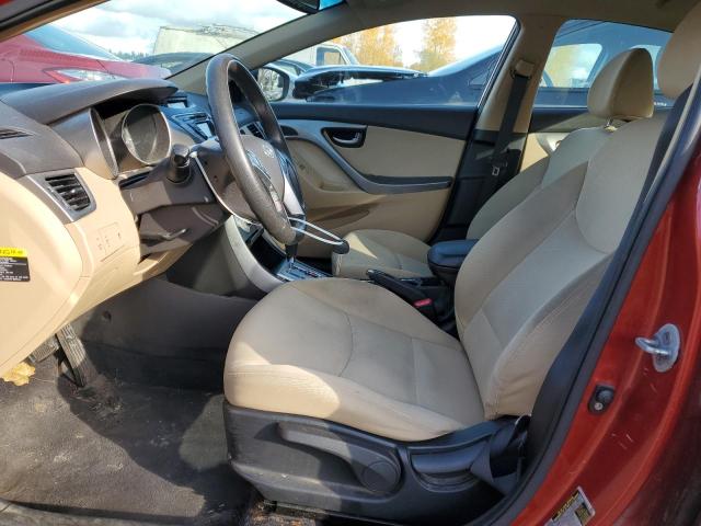 KMHDH4AE5CU202482 Auction: COPART Lot: 75548633 Location: WA - NORTH SEATTLE KMHDH4AE5CU202482 HYUNDAI ELANTRA 2012 RED Photo 7