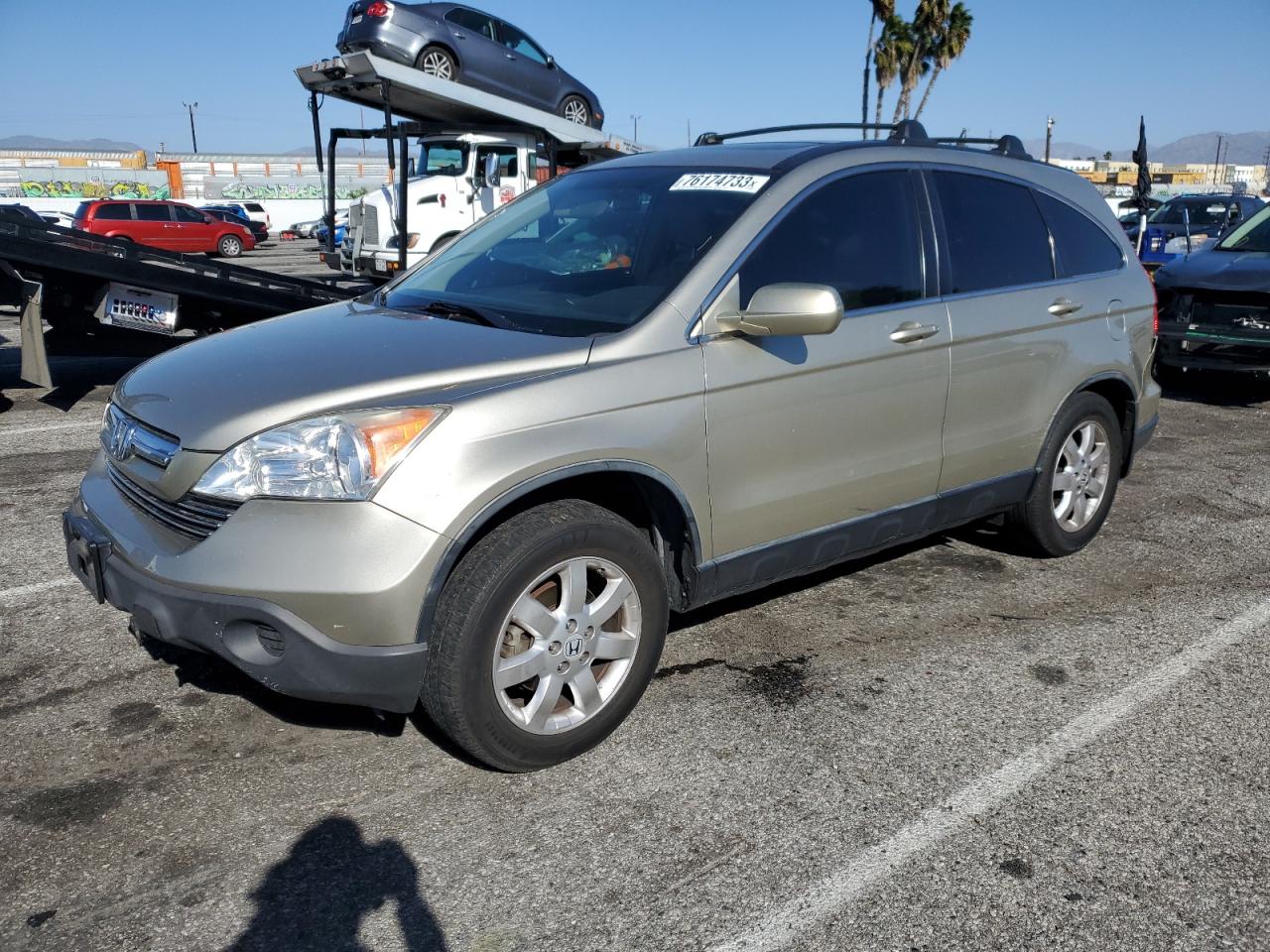 JHLRE48777C071595 2007 Honda Cr-V Exl