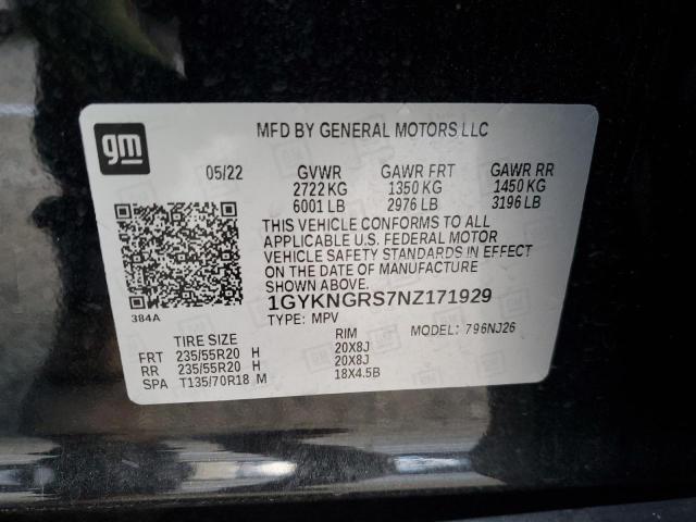 2022 CADILLAC XT5 SPORT - 1GYKNGRS7NZ171929