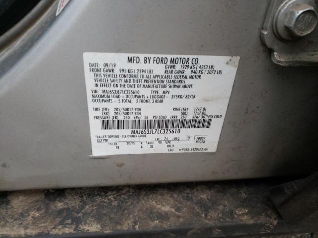 2020 FORD ECOSPORT S - MAJ6S3JL7LC325610