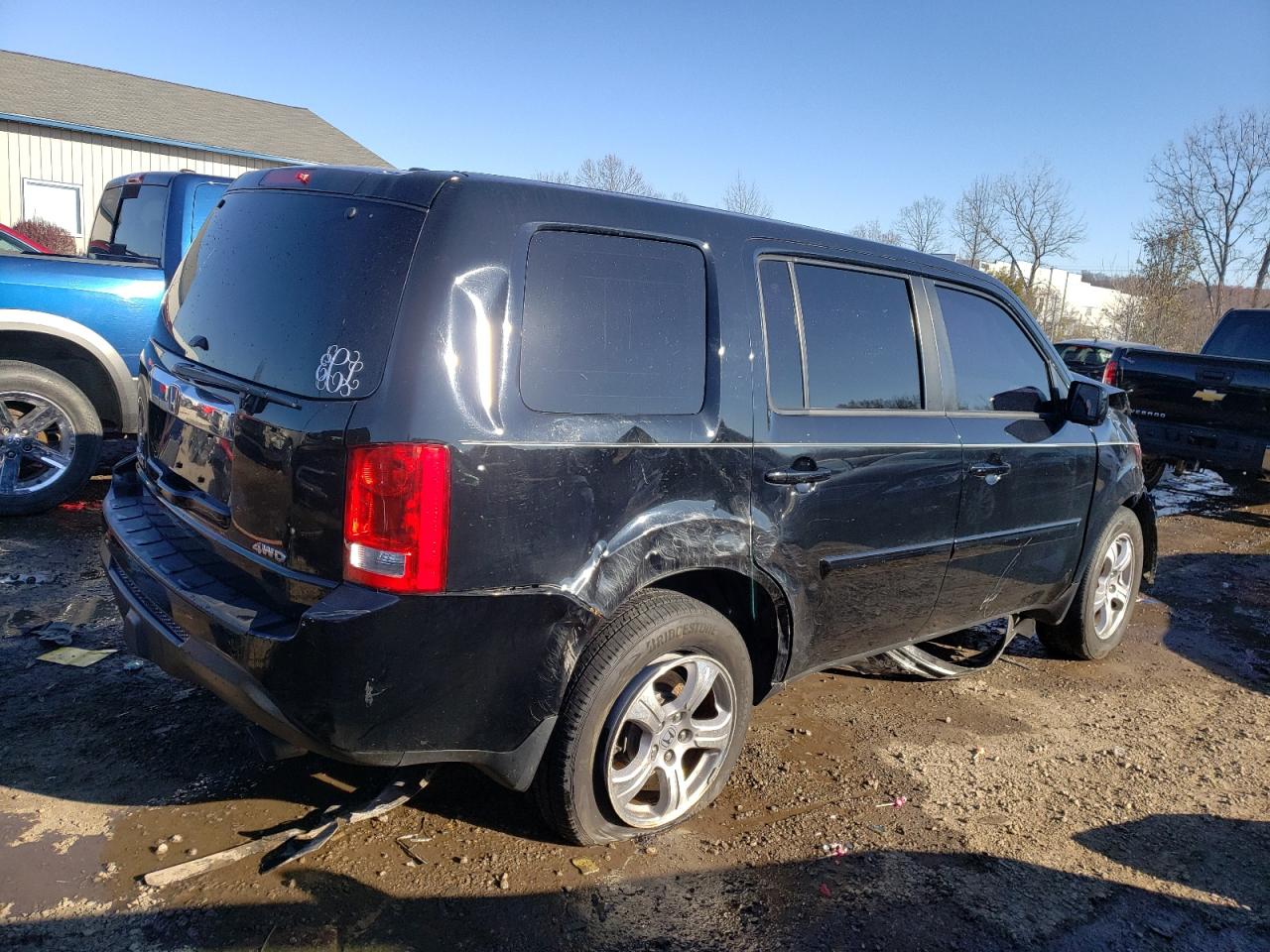 Lot #2212251937 2014 HONDA PILOT EXL