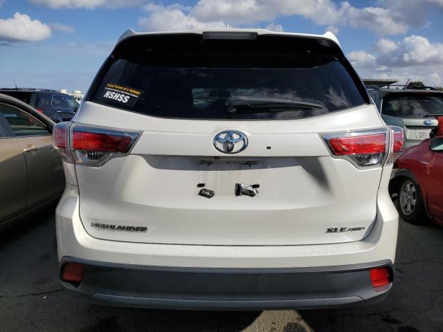 VIN 5TDJKRFH1ES056856 2014 Toyota Highlander, Xle no.6