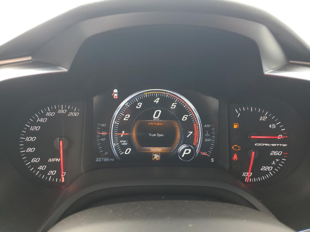 VIN 1G1YB3D77K5119197 Chevrolet Corvette S 2019 9