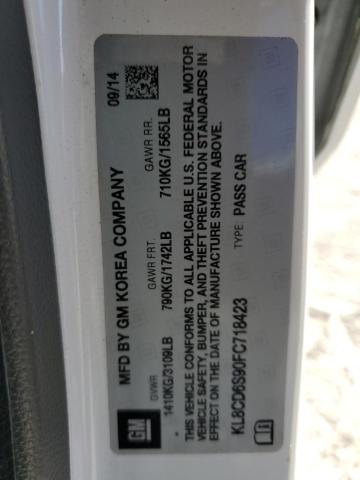 2015 CHEVROLET SPARK 1LT - KL8CD6S90FC718423