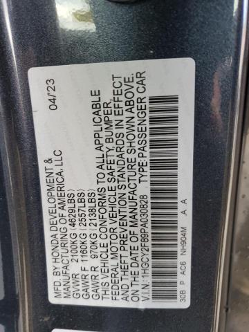 1HGCY2F89PA030828 | 2023 HONDA ACCORD TOU