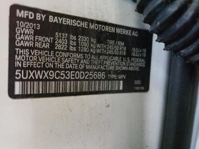 5UXWX9C53E0D25686 | 2014 BMW X3 XDRIVE2