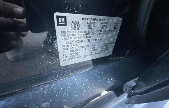 1GKS2GKC5HR211189 GMC Yukon Xl K1500 Slt