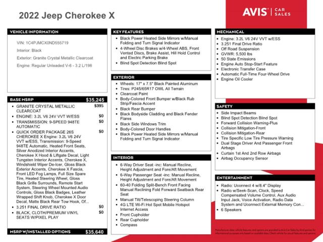 1C4PJMCX0ND555719 | 2022 JEEP CHEROKEE L