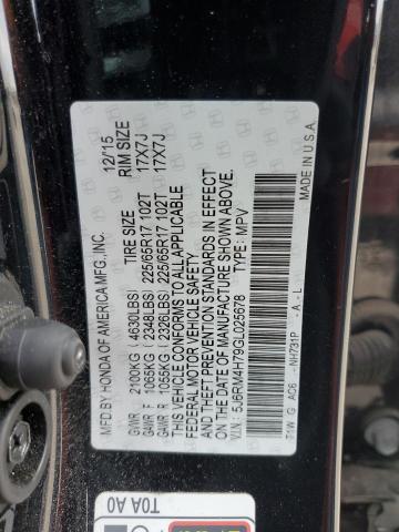 5J6RM4H79GL025678 2016 Honda Cr-V Exl