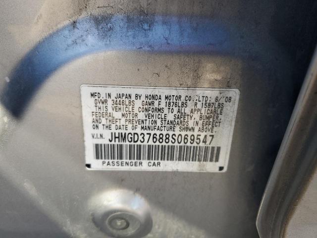 JHMGD37688S069547 2008 Honda Fit Sport