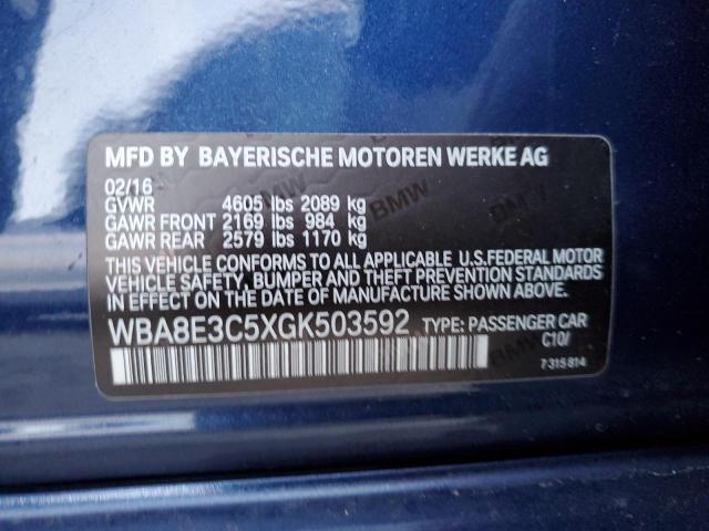 2016 BMW 328 XI SUL WBA8E3C5XGK503592