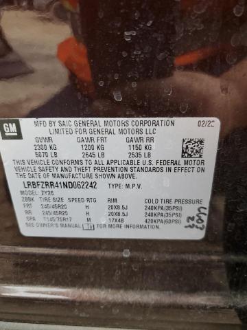 LRBFZRR41ND062242 | 2022 BUICK ENVISION A