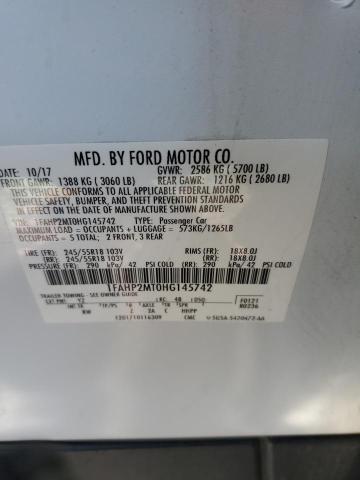 1FAHP2MT0HG145742 | 2017 FORD TAURUS POL