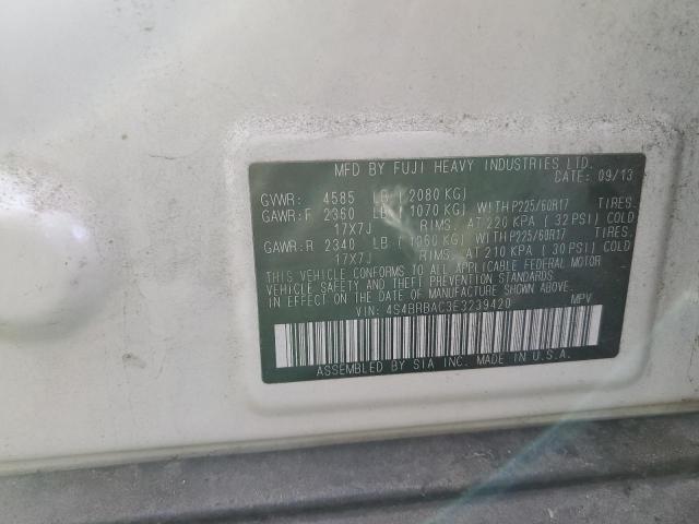 4S4BRBAC3E3239420 Subaru OUTBACK 2.