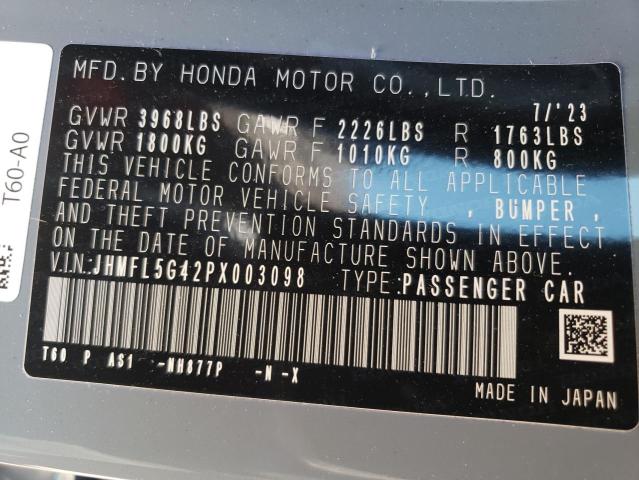 2023 HONDA CIVIC TYPE - JHMFL5G42PX003098