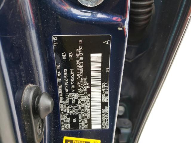 5TDDKRFH6GS240156 | 2016 TOYOTA HIGHLANDER