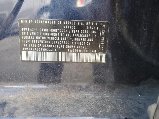 2015 VOLKSWAGEN GOLF TDI - 3VWRA7AU2FM023376