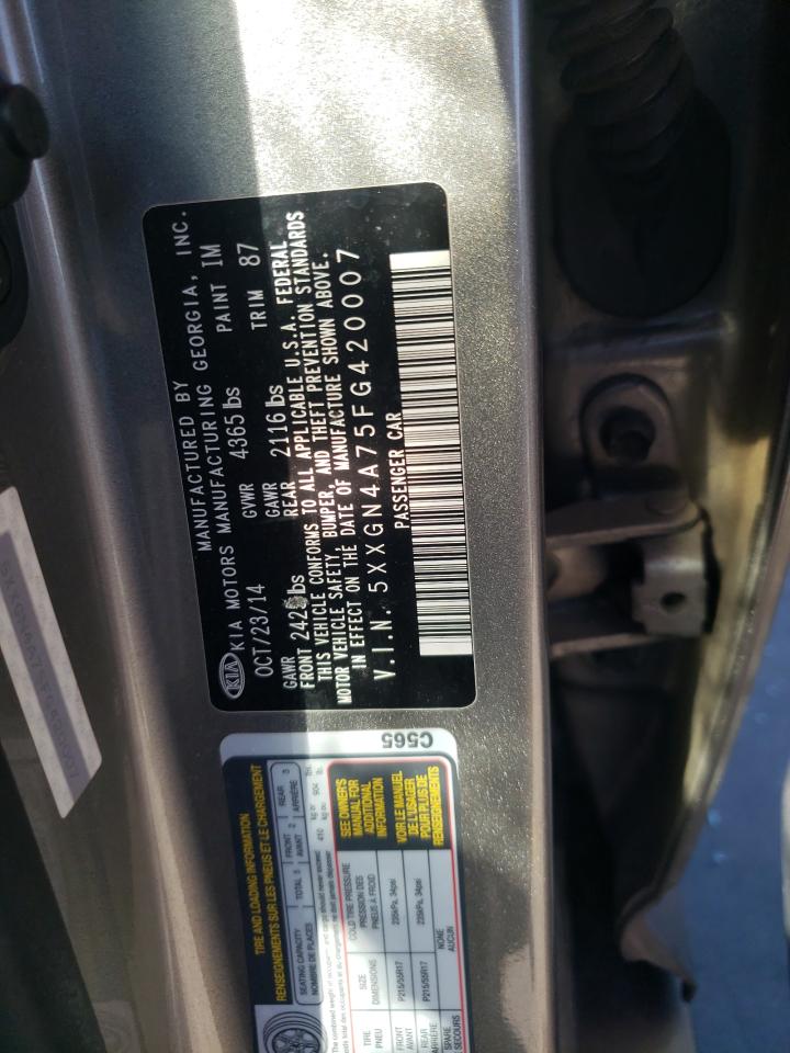 5XXGN4A75FG420007 2015 Kia Optima Ex 5XXGN4A75FG420007 2015 Kia Optima Ex