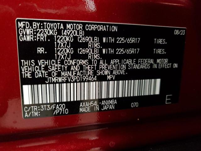 JTMRWRFV3PD199464 | 2023 TOYOTA RAV4 XLE