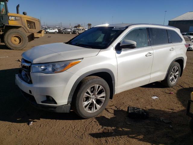 VIN 5TDJKRFH9ES061576 2014 Toyota Highlander, Xle no.1