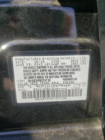 3N1AB7AP6KY247182 | 2019 NISSAN SENTRA S