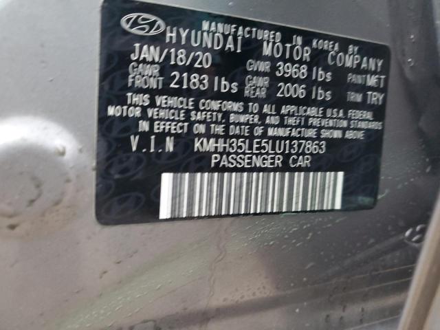 KMHH35LE5LU137863 | 2020 HYUNDAI ELANTRA GT