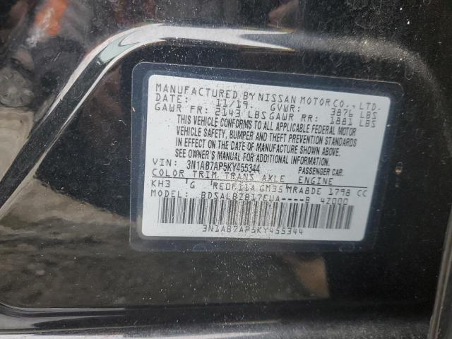 2019 NISSAN SENTRA S - 3N1AB7AP5KY455344
