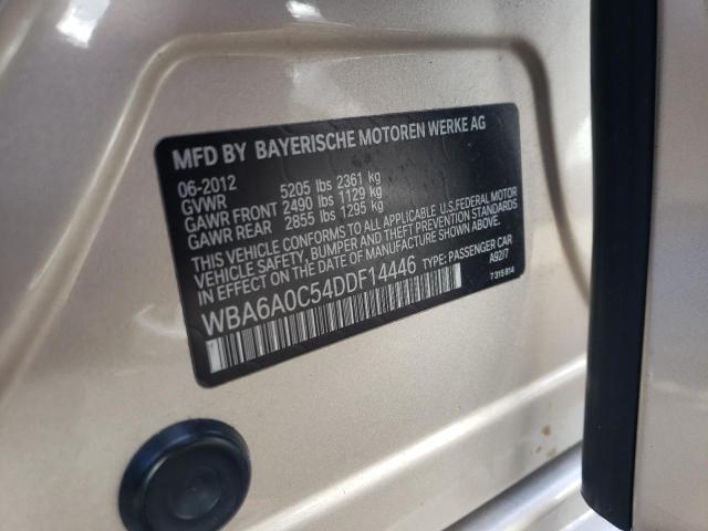 VIN WBA6A0C54DDF14446 2013 BMW 6 Series, 640 I no.13