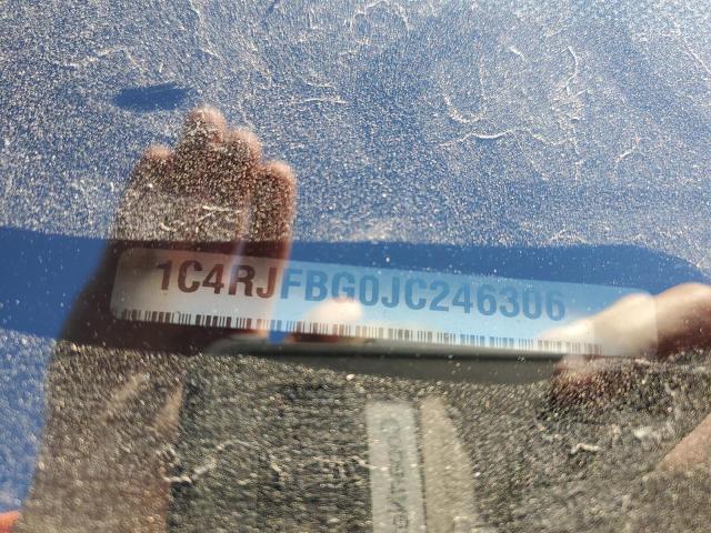 1C4RJFBG0JC246306 Jeep Grand Cherokee Limited