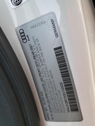 2016 AUDI S6 PRESTIG WAUH2BFC5GN102625