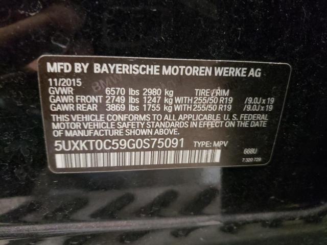 5UXKT0C59G0S75091 2016 BMW X5, photo no. 12