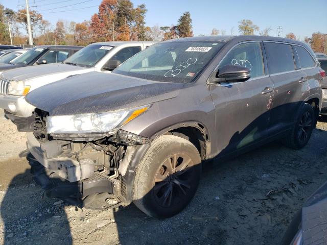 5TDBZRFH1HS475259 | 2017 TOYOTA HIGHLANDER