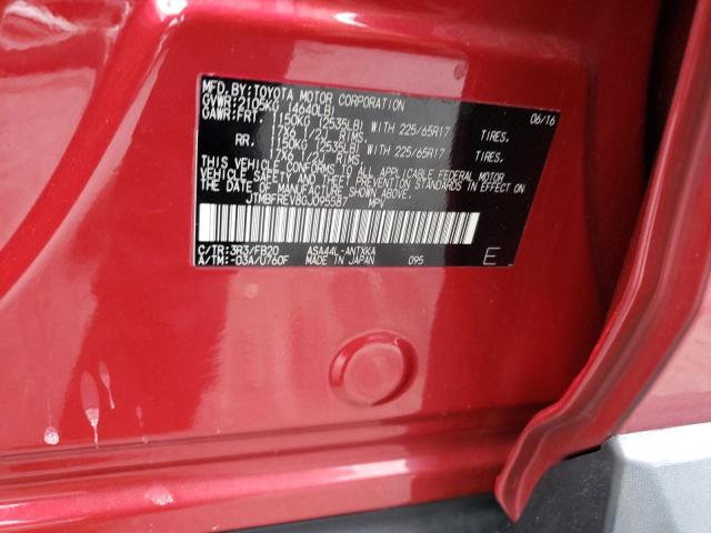 JTMBFREV8GJ095587 | 2016 TOYOTA RAV4 LE