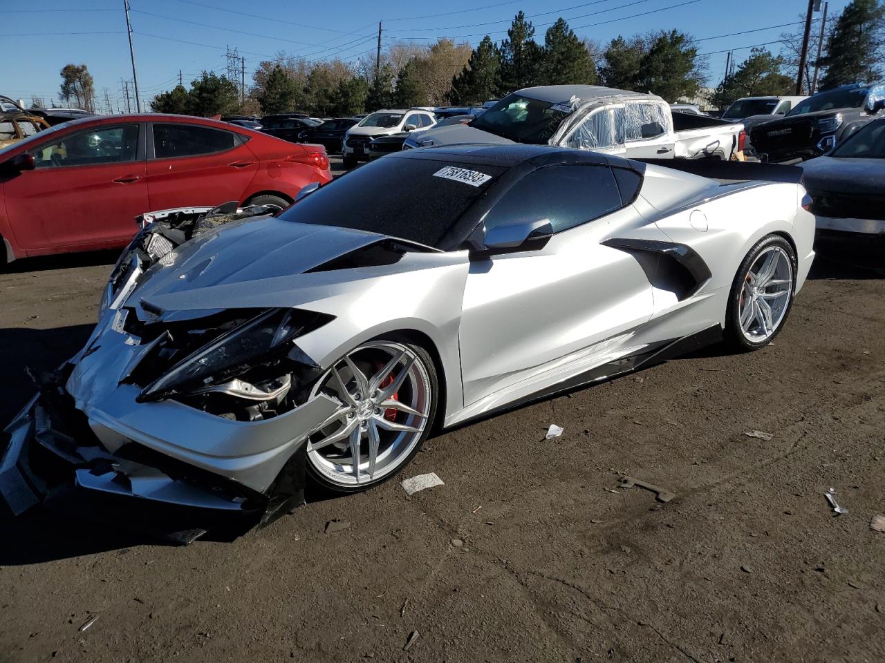 1G1Y72D42L5107798 2020 Chevrolet Corvette Stingray 2Lt