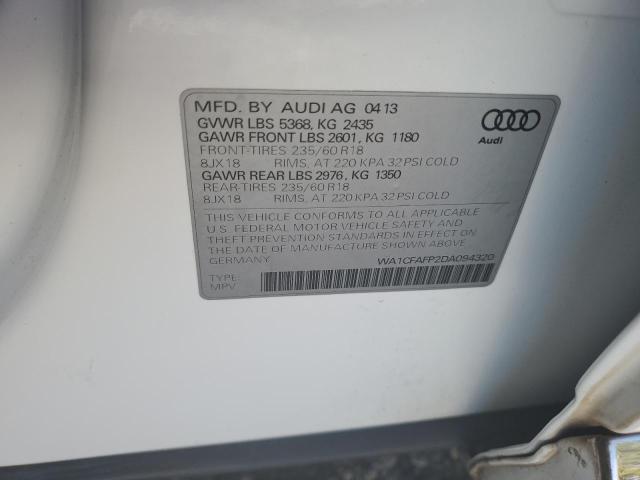 VIN WA1CFAFP2DA094320 2013 Audi Q5, Premium no.13