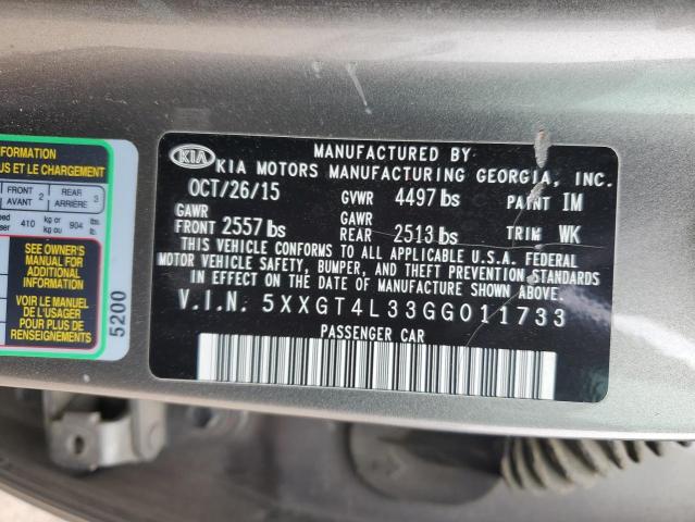 5XXGT4L33GG011733 KIA Optima Lx