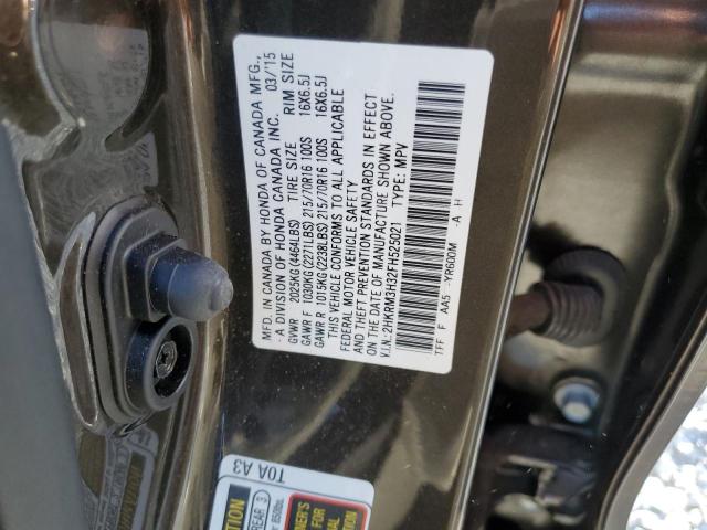 2015 HONDA CRV 2HKRM3H32FH525021
