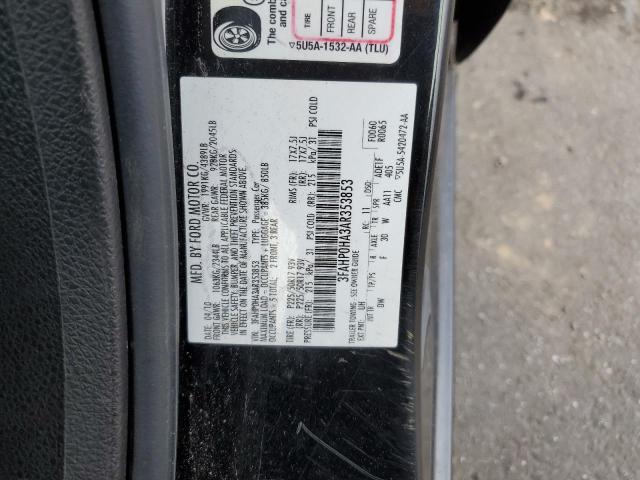 3FAHP0HA3AR353853 2010 Ford Fusion Se