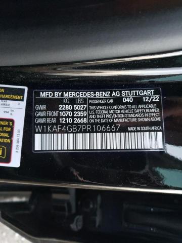 VIN W1KAF4GB7PR106667 2023 Mercedes-Benz C-Class, 300 no.13